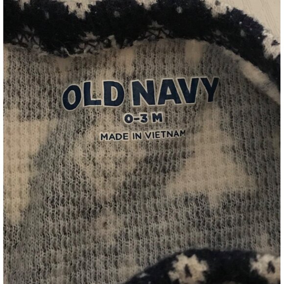 Old Navy Baby Winter-Themed Knit One Piece 0-3 Months Snap Closure - Picture 6 of 6